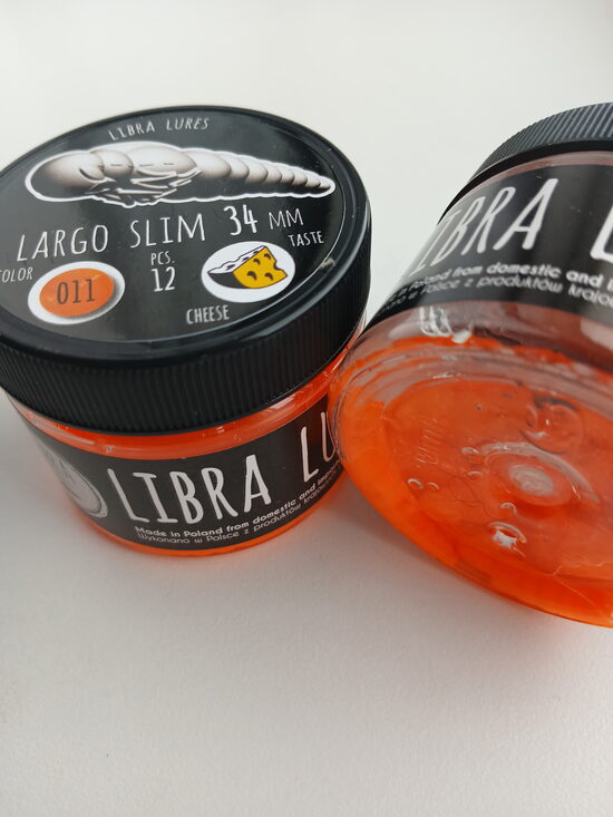 Largo Slim 34mm,011-Hot Orange, 0,6gr, Cheese, 12psc/pack